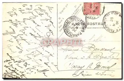 Lourdes — Panorama, z podnóża Jer — V. P. Paris, N° 33 — Rewers