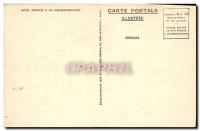 LOURDES - Processão na Esplanada — Editor Lévy & Fils, n° 98 — Verso