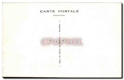 Lourdes — Zamek Fort — Wydawca: Palais du Rosaire — Rewers