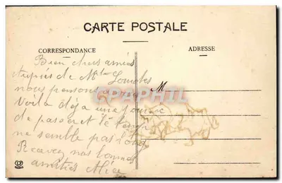 Lourdes - Les Rampes e a Basílica — Os Pireneus, n° 822 — Verso