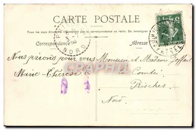 Lourdes — A Gruta — Editor Clat, N° 7 — Verso