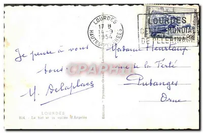 O forte e a vales de Argelès — Lourdes — Éditions Lourdes — Verso
