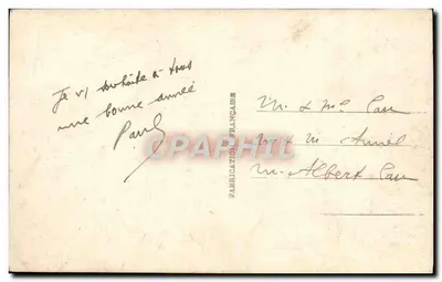 Dziecię siedzące na poduszce — DéDé Paris 1050 — Rewers
