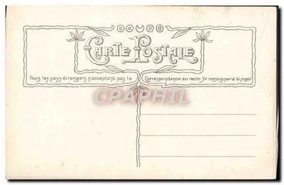Casal de pescadores — cena de pesca — editor Chocquet & Cie, n° 3930 — Verso