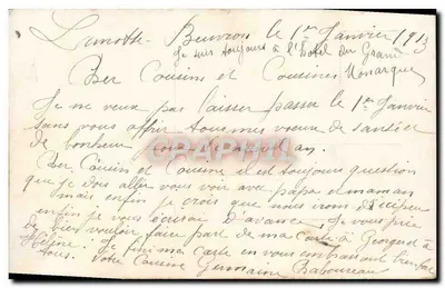 Jovem mulher sorridente segurando um buquê — Boa Ano — n° 2879/80 — Verso