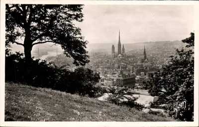Rouen (Seine-Inf.) — Vue générale prise de la côte Sainte-Catherine — Les Éditions d'Art, Paris