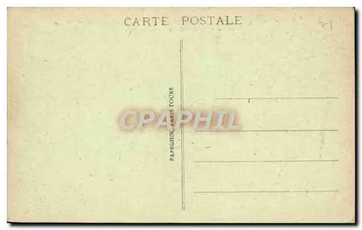 Blois (Loir-et-Cher) - Het Kasteel - Vleugel van Louis XII - A.P. — Achterkant
