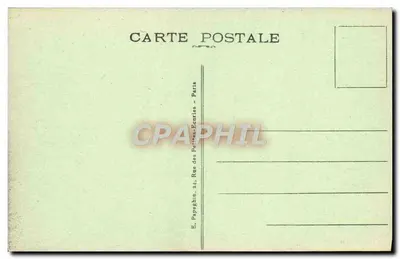 Zamek Arques-la-Bataille — Ogólny widok ruin — E. Papeghin, Paryż — Rewers
