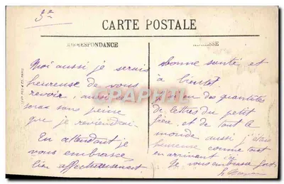Blois — O Castelo — A Fachada de Francisco I — LL. — Verso