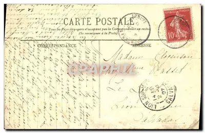 París — El Arco de Triunfo y los Campos Elíseos — LL. — Reverso