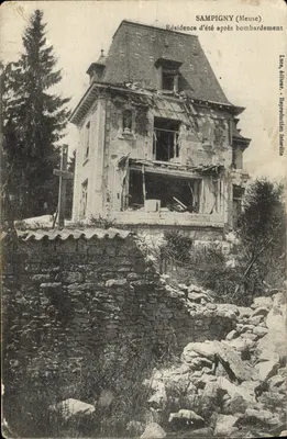 Sampigny (Meuse) — Residência de verão após bombardeio — Lure, editor