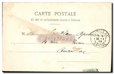Homme en haut-de-forme tenant jouets et fleurs — Les Étrennes, éditeur Phototypie A. Berberet & Cie. Nany, n° de série non visible — Achterkant