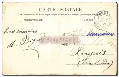 Três crianças diante de um grande ovo de Páscoa — editor: Fototipia C. C. B. — n° 113 — Verso