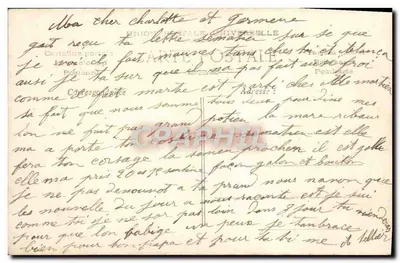 Meisje met roze lintjeshoed — Souvenir 3519-4 — Uitgever R. Souvenir — Achterkant