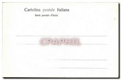Genova — Pałac Królewski — Cartolina postale Italiana — Rewers