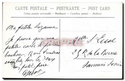 Flores e pássaro — Lembrança — República Francesa, n° 10 — Verso