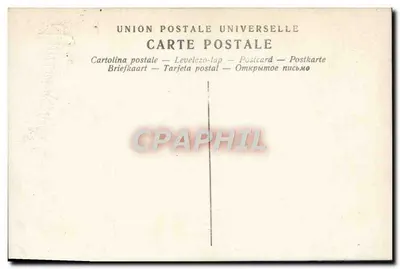 Felicidades de cumpleaños — joven mujer en vestido floral sosteniendo un ramo — París, Serie 28 — Reverso