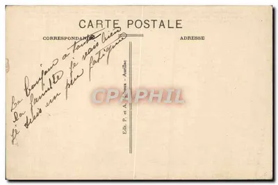 Chaudesaigues — Linda pequena cidade de 1675 habitantes antigamente fortificada e que foi capturada no século XIV — Editor P. e A. Taltour — Verso