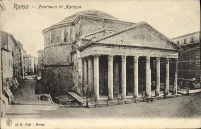 Rzym — Pantheon Agryppy — wydawca E. Risi, n° 23