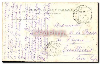 Cuneo - Santuário Nossa Senhora da Riva — Cartonia Postale Italiana, editor — Verso