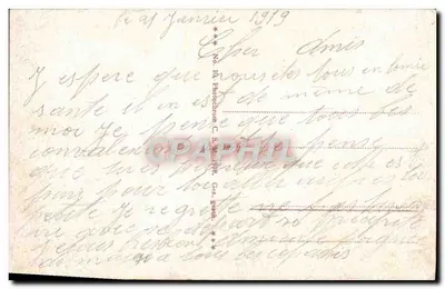 Mainz — Gutenberghplatz i Katedra — Wydanie C. S. 1918, n° 10 — Rewers