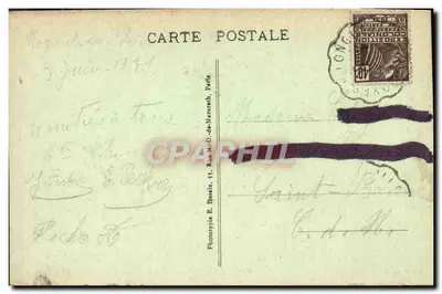 NOGENT-sur-SEINE - A Igreja — Editor R. Clergé — Verso