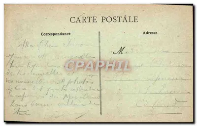 Arredores de Angers — Vista tirada do Castelo de Erigné, em direção à Roche de Murs — Edição Laroule, N° 150 — Verso