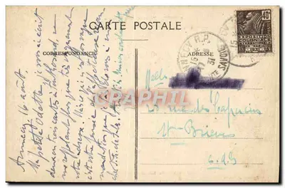 Annecey - Monastère de la Visitation — Châsse renfermant les Reliques de Saint François de Sales — Imp. J. Abry et Cie, Annecy — Verso