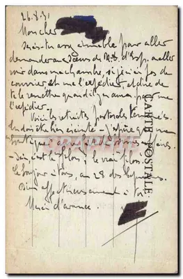 Francheville-le-Haut — Vue Générale — éditeur imprimeur non visible — Verso