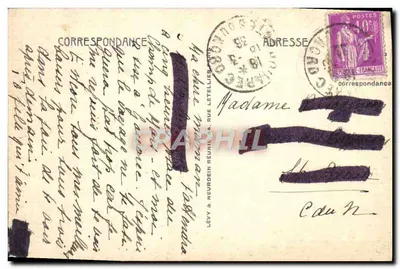 Chamonix — O Lago de Gaillard e o Monte Branco — LL, n° 171 — Verso