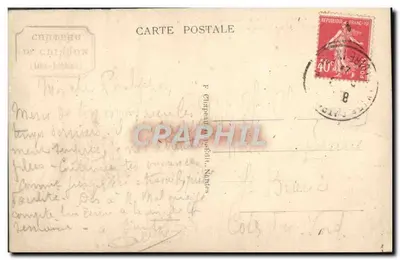 Clisson (Loire-Inf.) - Ruiny wewnątrz Zamek - Wejście do Katedry - Drzewo Vendean — Rewers