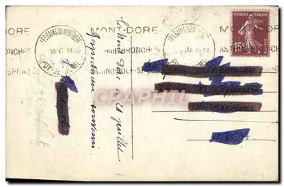 Mont-Doré i Kapucyni — Ogólny widok — gd O. n°6 — Rewers