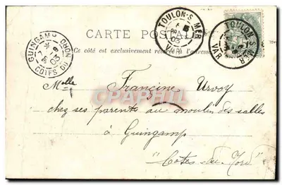 Toulon — Podprefektura — A. Couturier, fot. wydawca, Toulon. N°4 — Rewers