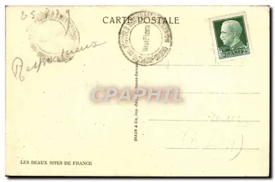 Bourg-Saint-Maurice — Vue générale et massif de Bellecote — Braun & Cie, n°14879 — Verso