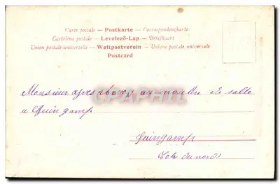 Rzym — Kościół św. Łukasza poza murami, zwany Boujour — wydawca Levelez-Lap — Rewers