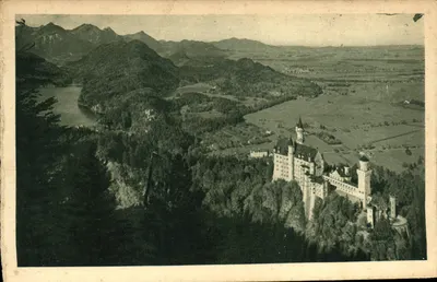 Castelo de Neuschwanstein — vista panorâmica — Schloss Neuschwanstein, Fot. Oels, Número 88
