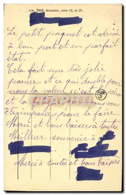 Bruges — Hôtel du Gouvernement Provincial et Postkantoor — wydawca N.H.S. — Rewers
