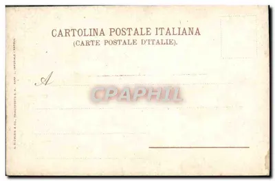 NAPOLI - Van Villa Patrizi naar Vomero — G. Blücher & Co., Napoli, n° 166. — Achterkant