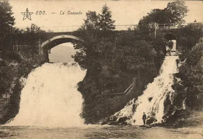 Coo — A Cascata — Editor L.C.G. — Número de série visível