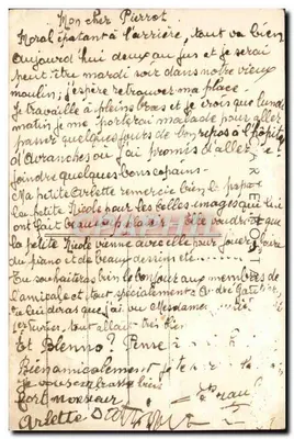 Avranches (Manche) — Blick auf die Bucht des Mont Saint-Michel vom Jardin des Plantes — Verleger: L. Macon — Rückseite