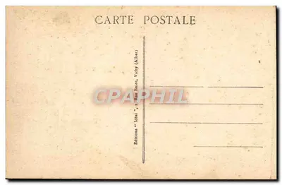 Vichy - Galerie zamknięte i źródło w Parku — Wydawca Ideal, nr 359 — Rewers