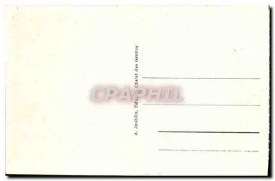 Grutas de Arcy-sur-Cure (Yonne) — As Mil Colunas — A. Joublin, Editor Chalet des Grottes — Verso