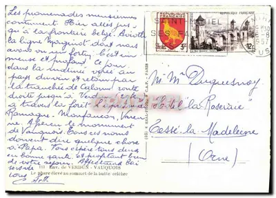 Monumento aos Mortos — Verdun — n°113 — Verso