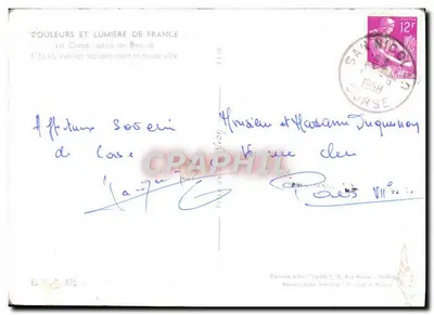 Vecchie case nella bassa città — La Corsica, oasi di bellezza — Éditions d'Art YVON — Verso