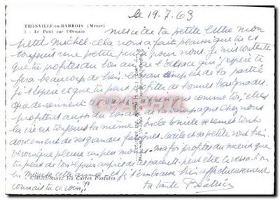 Tronville-en-Barrois — El Puente sobre el Ornain — editor — Reverso