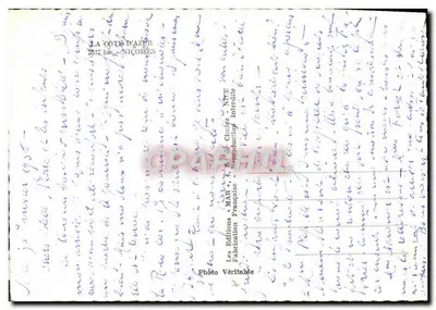 Dwie młode kobiety w ogrodzie — Côte d'Azur — Wydawnictwo « MAR » — Rewers