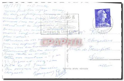 Nice — Wejście do portu Nicei. Góra Boron — Wydawca: MAMARAN, n° 100 — Rewers