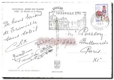 Trouville - Koningin van de Stranden — Het Zwembad en de Strand — LUMICAP — Achterkant