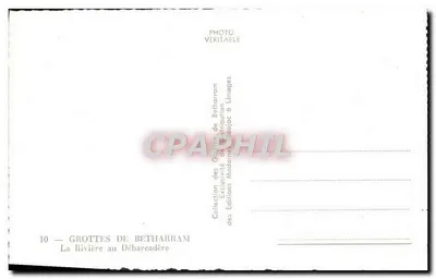 Jaskinie Bétharram — Rzeka — Wydawnictwo Bétharram — Rewers