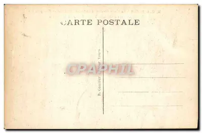 A Cour de Gaston d'Orléans e a Escada de Francisco I — R. G. 6. BLOIS — R. Gautlier, Tours — Verso